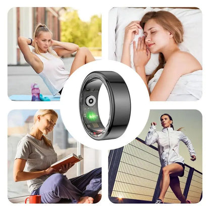 2024 Smart Ring: Ultimate Multifunctional Fitness Tracker with Heart Rate, Blood Oxygen Monitor & Waterproof Design for Men and Women